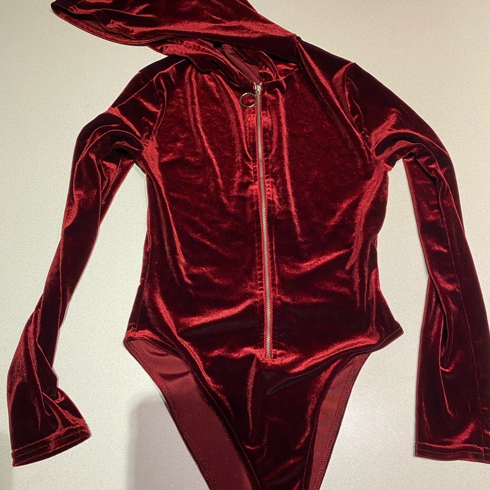 Velvet bodysuit